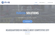 Tablet Screenshot of panasia-inc.com